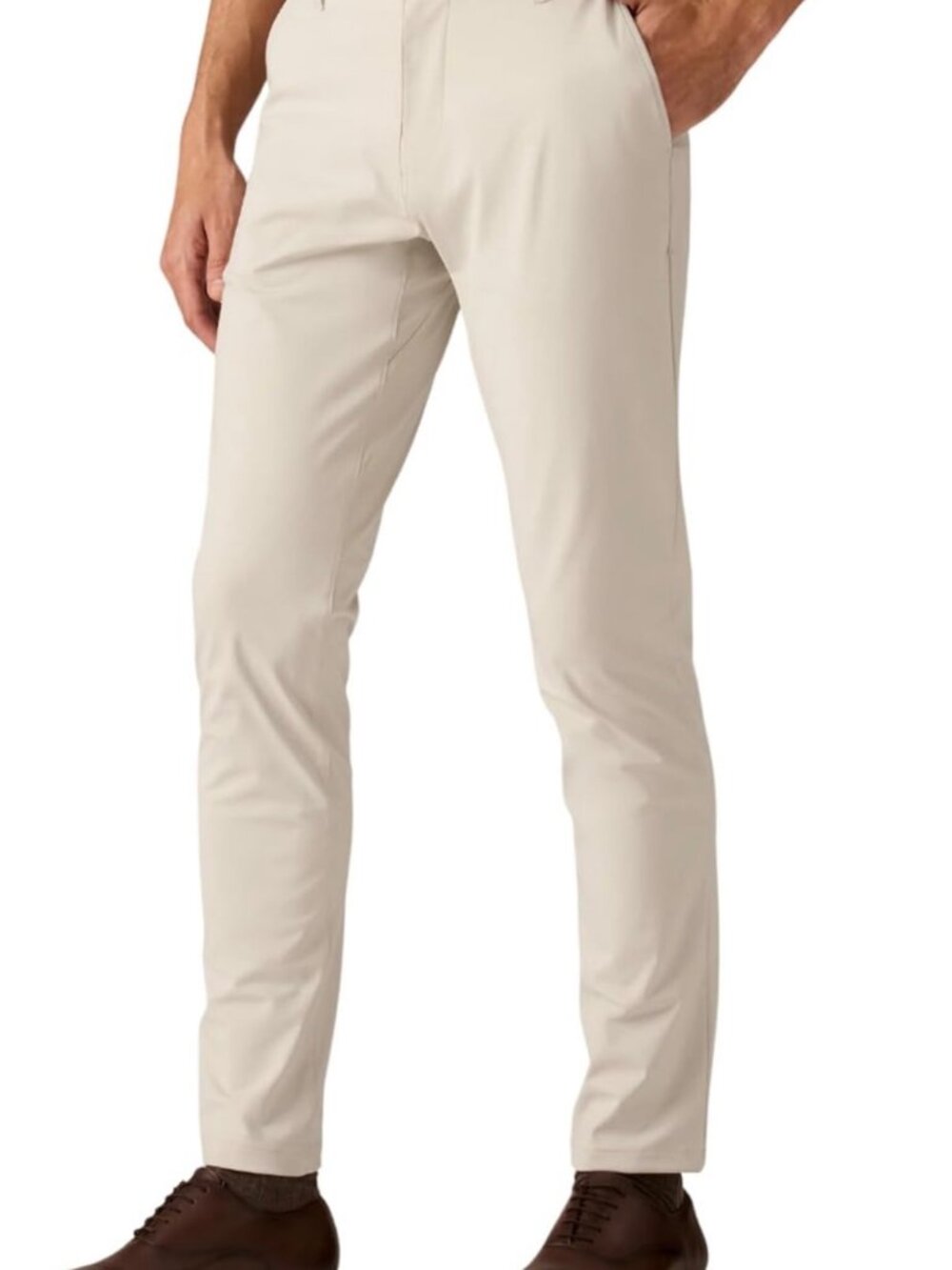 BNWT Men's Rhone Commuter Pant Slim Fit Dress Pants - Stone - 33x30